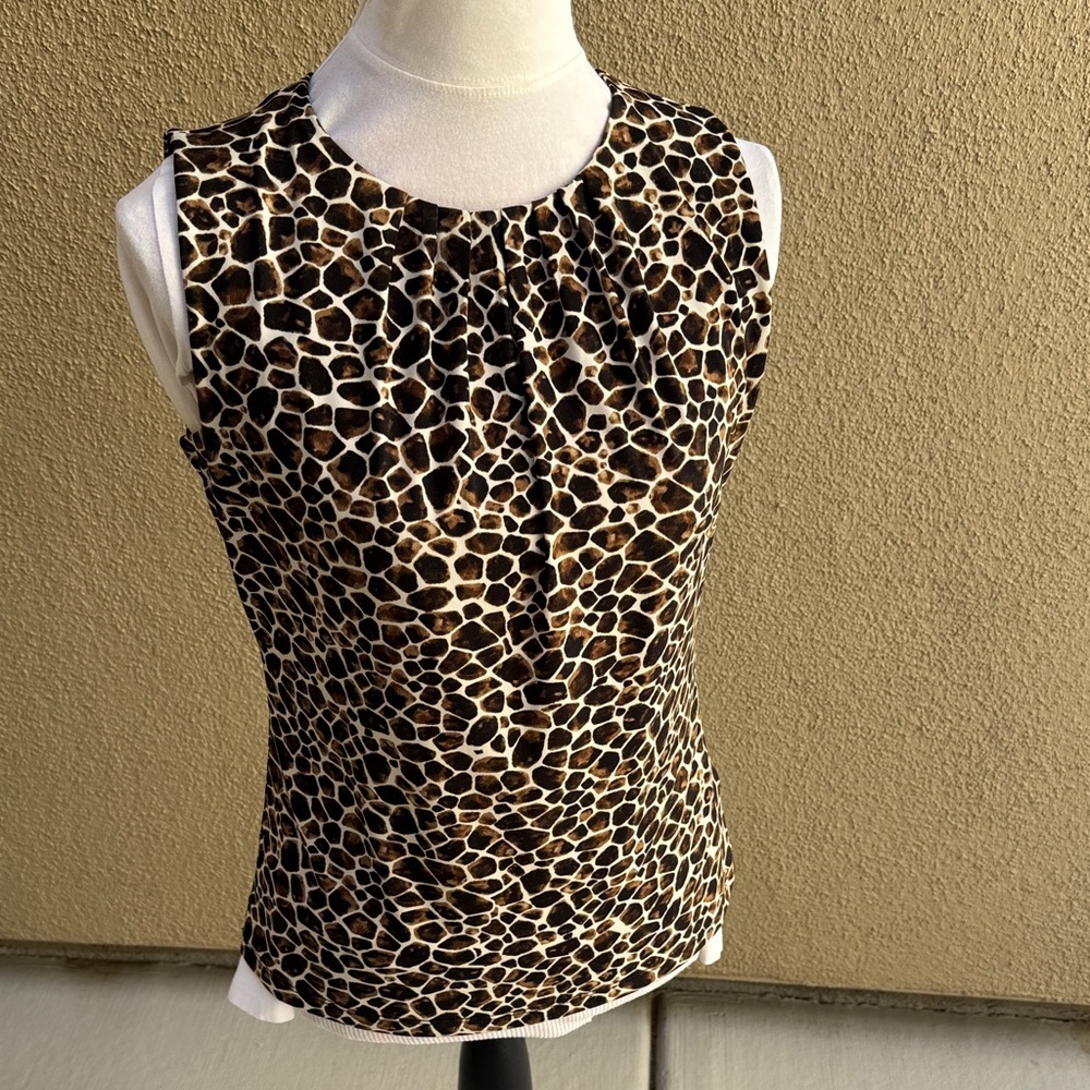 Calvin Klein leopard print top
